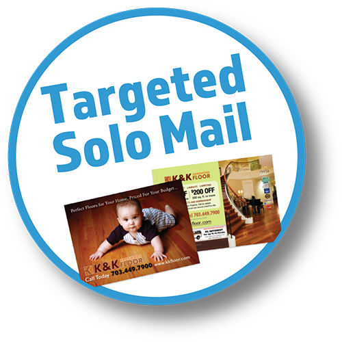 Targeted solo mail icon