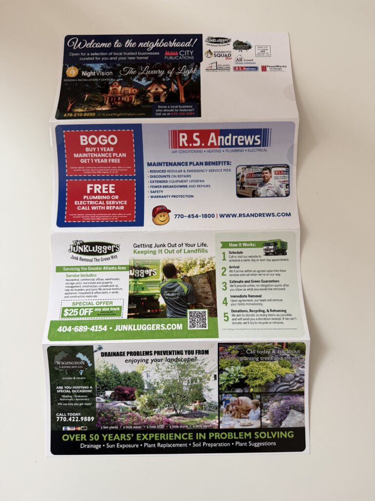 Picture of a city publications trifold brochure