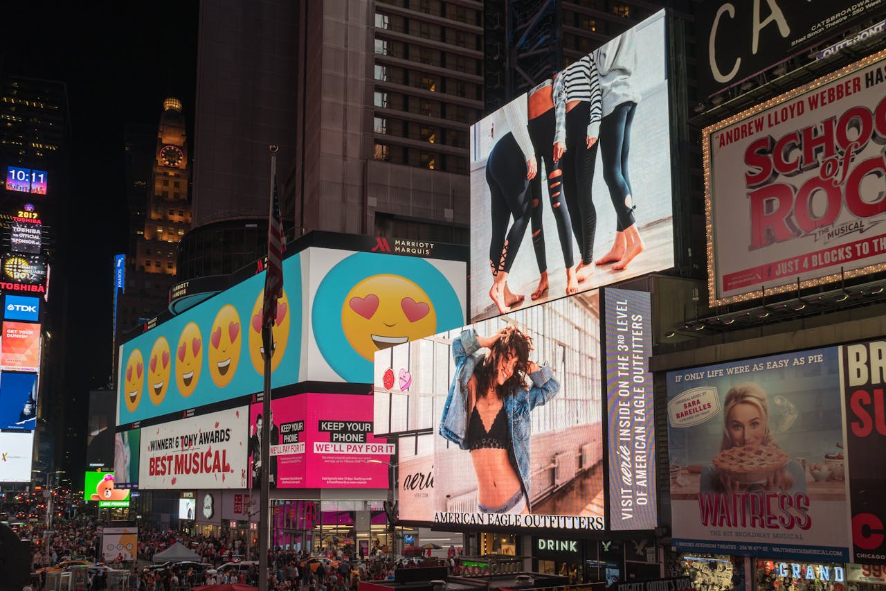 Billboards in times square