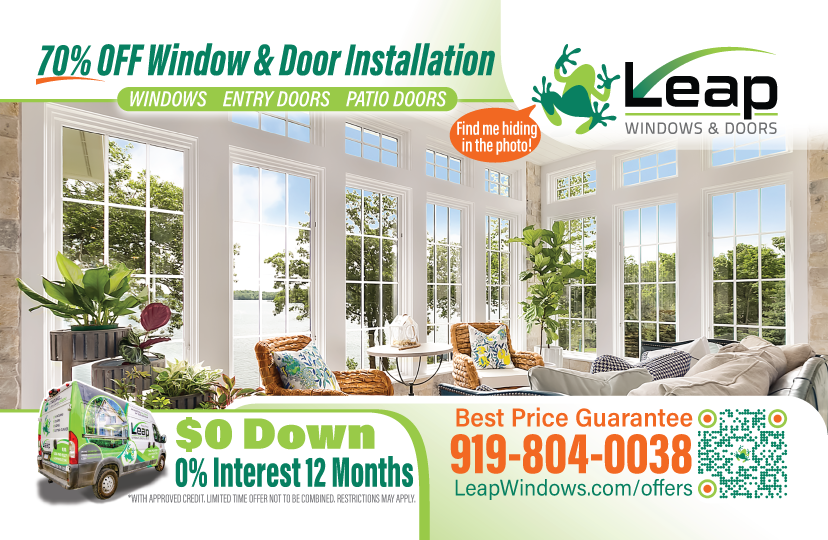 direct mail raleigh direct mail marketing advertising post cards raleigh leap windows front
