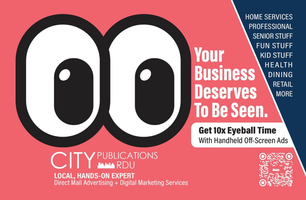 City Publications of Raleigh Fall 2026 marketing postcard front